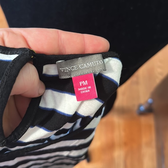 Vince Camuto Striped Tank Top - Picture 6 of 7